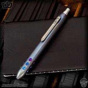 Blackside Customs Pen - Titanium Tumbled/Anodized