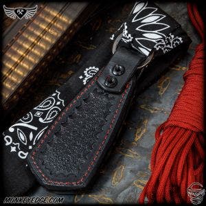 Chattanooga Leather Works: RMJ Tactical Pocket SES Sap - Black/Red Embossed