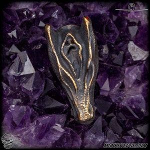 Dmitry Streltsov Bead: Ghost - Titanium Textured Bronze