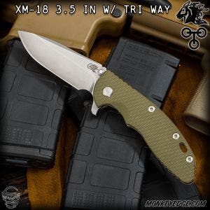 Hinderer Knives: XM-18 3.5 inch Spearpoint - Stonewashed